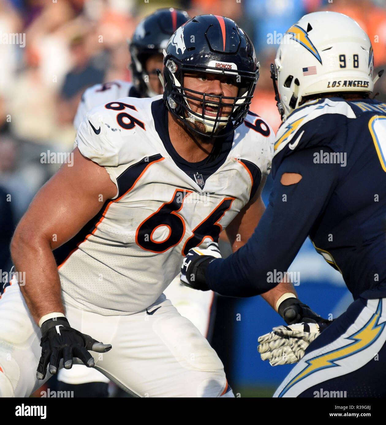 Los Angeles Chargers center Isaac Weaver (60) during an NFL preseason  football game against the Los Angeles Rams, Saturday, Aug. 12, 2023, in  Inglewood, Calif. (AP Photo/Kyusung Gong Stock Photo - Alamy