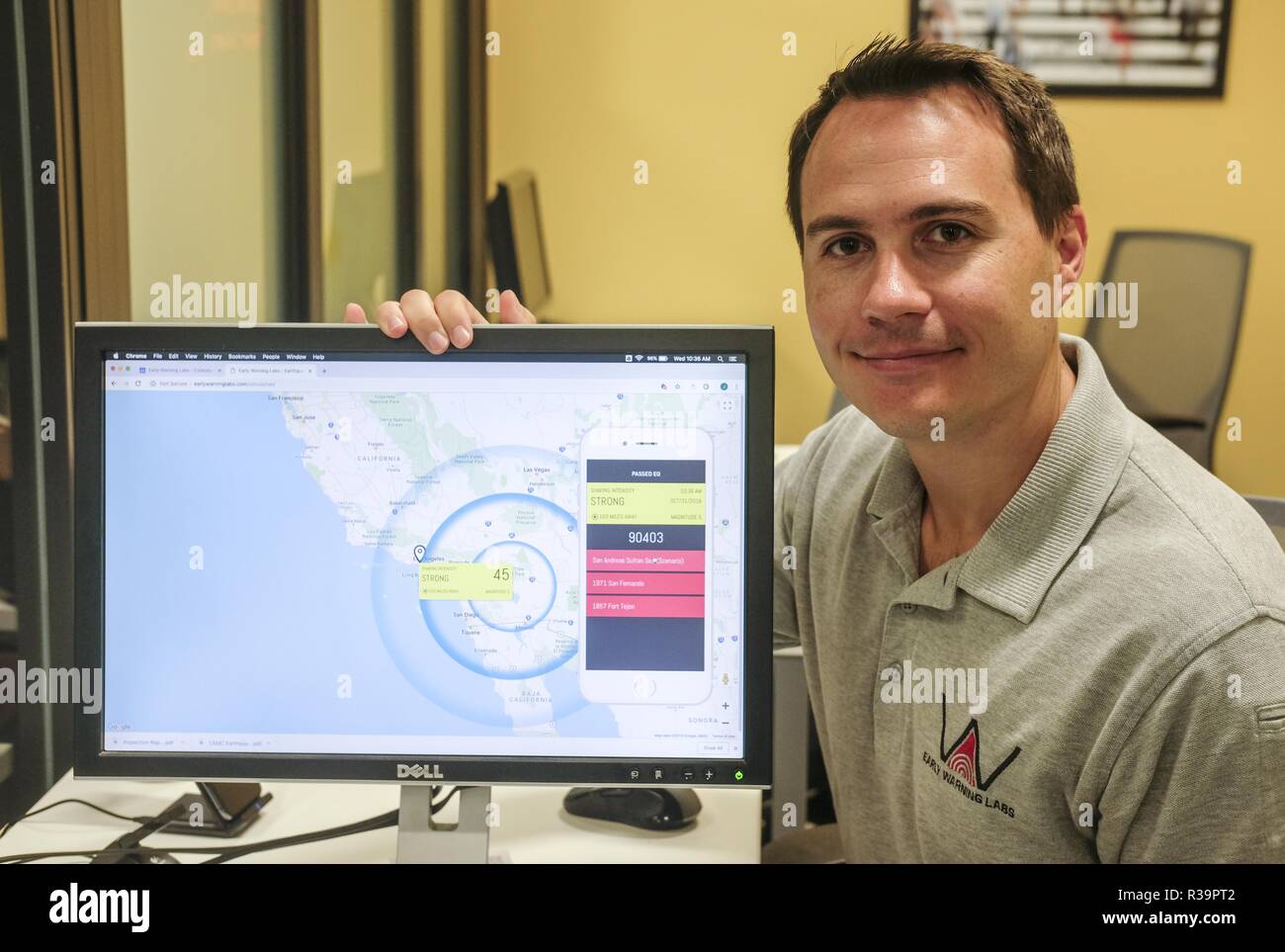 Los Angeles, California, USA. 31st Oct, 2018. Josh Bashioum, CEO of