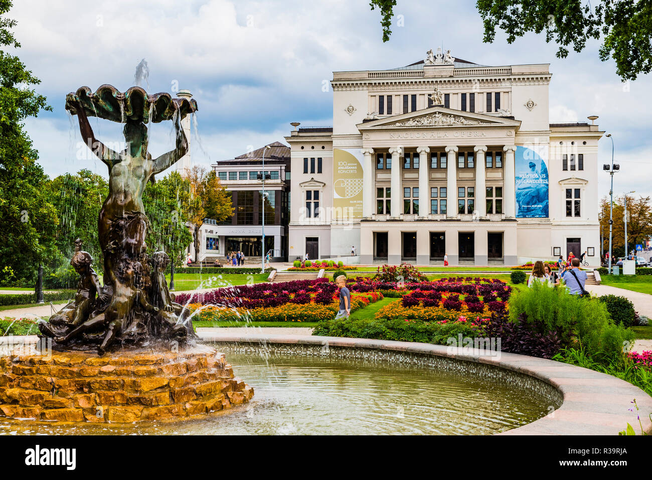 Riga town hill square hi-res stock photography and images - Alamy