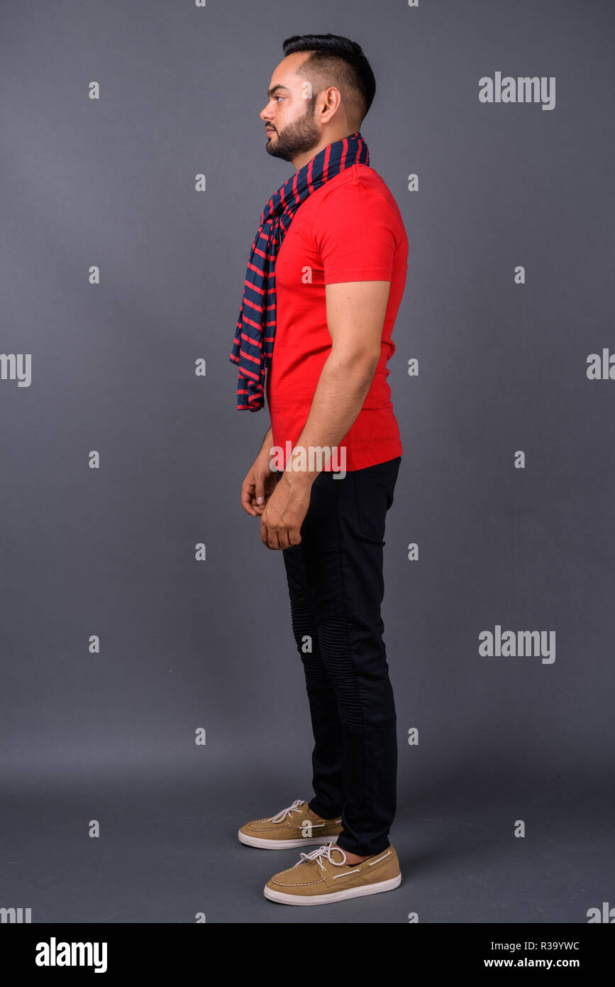 Indian Young Man Full Profile High Resolution Stock Photography and ...