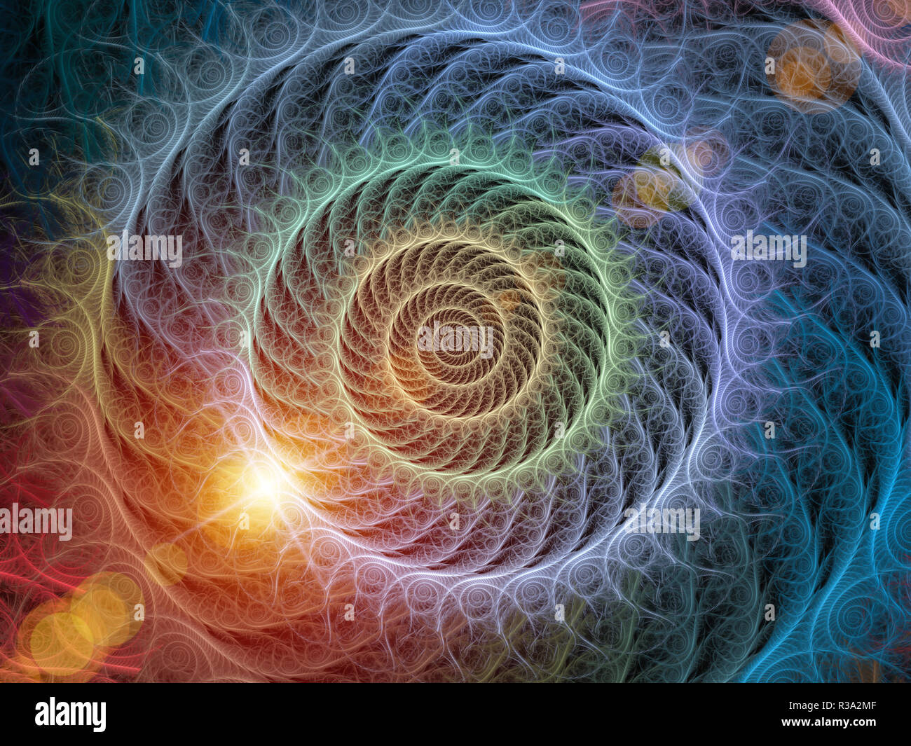 Colorful swirl moving circle hi-res stock photography and images - Alamy