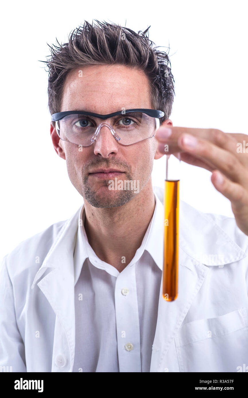 chemist in the lab Stock Photo