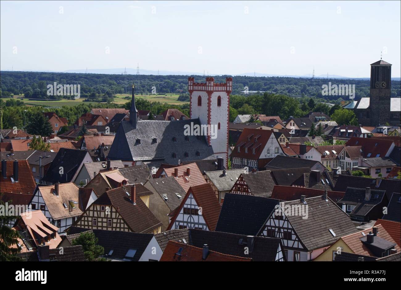 view over steinheim Stock Photo