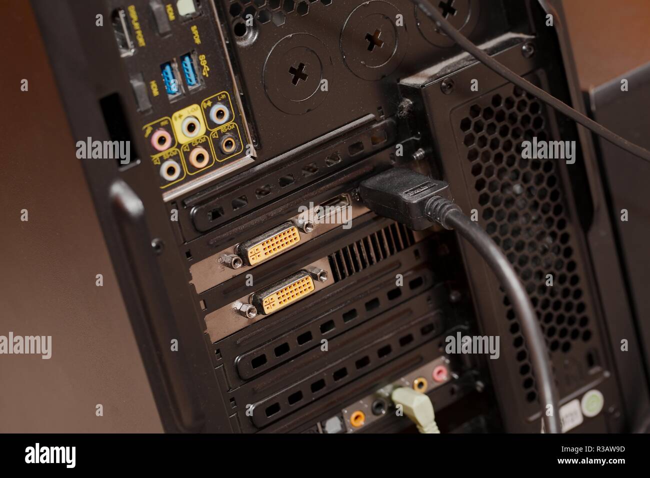Computer case back panel hi-res stock photography and images - Alamy