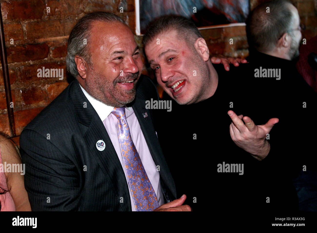 NEW YORK, NY APRIL 17 Bo Dietl and Noel Ashman attend Cheyenne