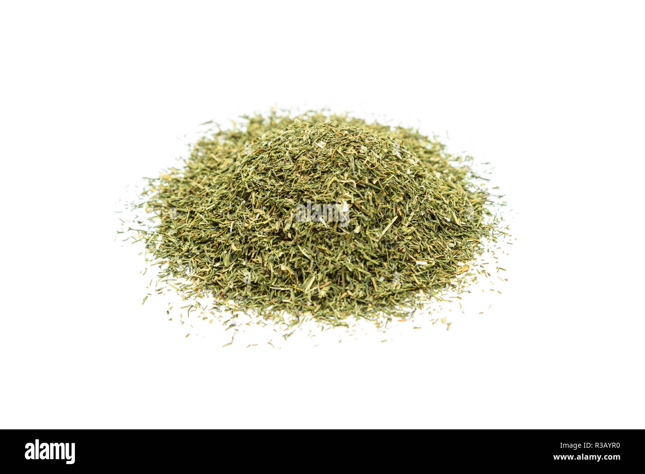 Pile of dried dill Stock Photo