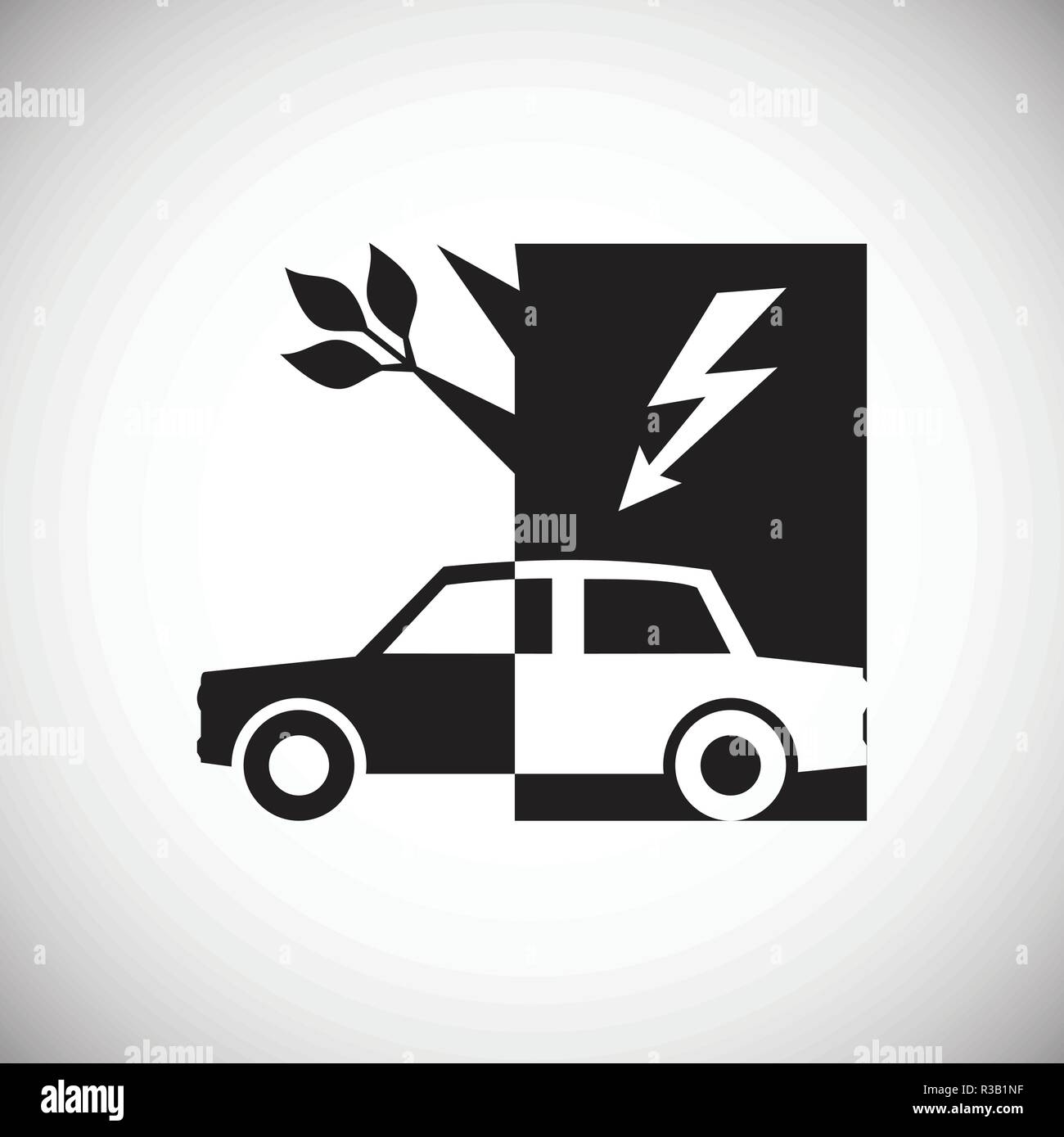 Green car on white background Stock Vector Image & Art - Alamy