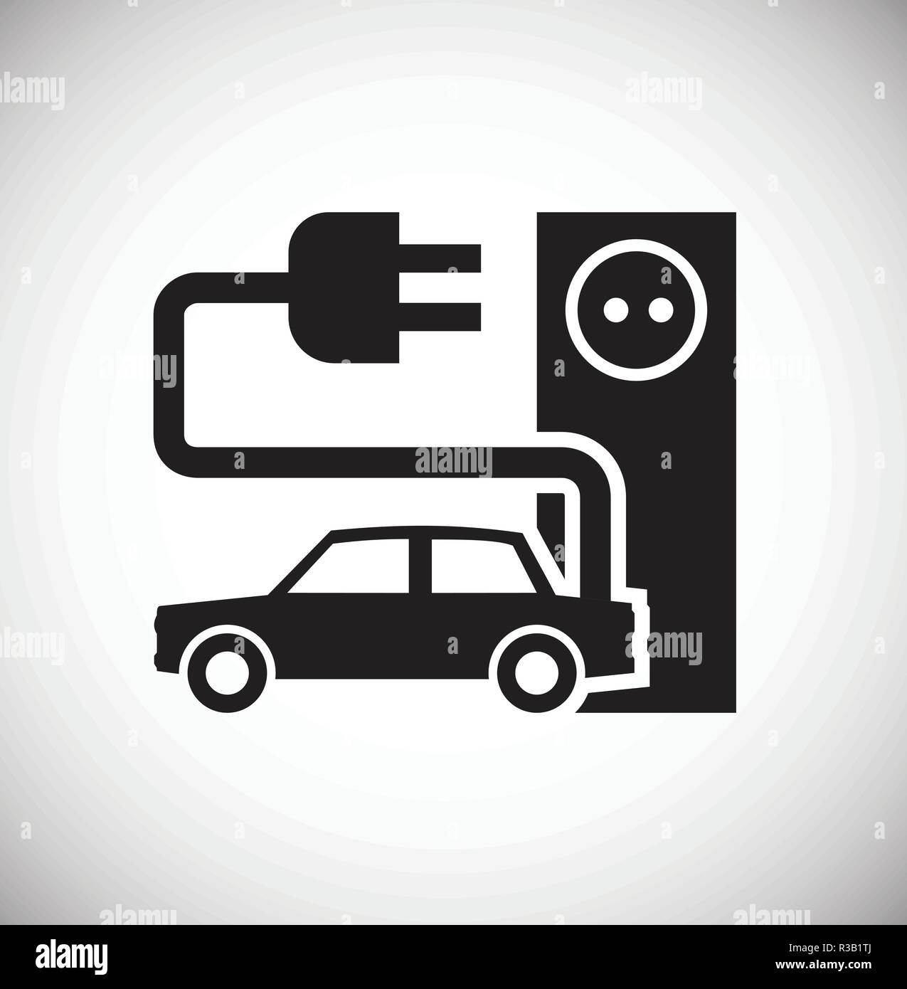 Green car on white background Stock Vector Image & Art - Alamy