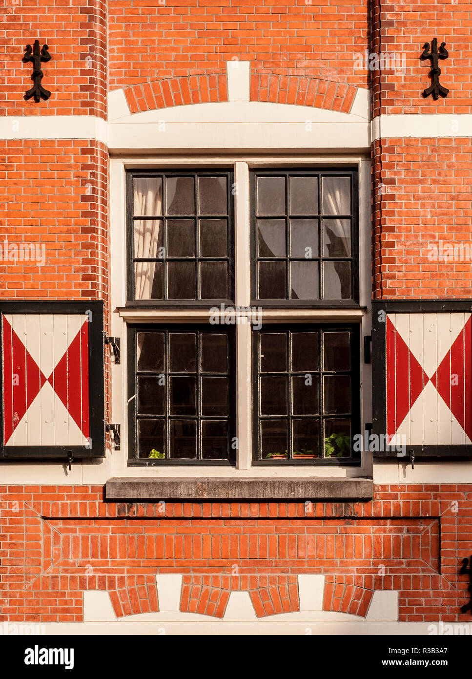 Traditional dutch design building shutters hires stock photography and