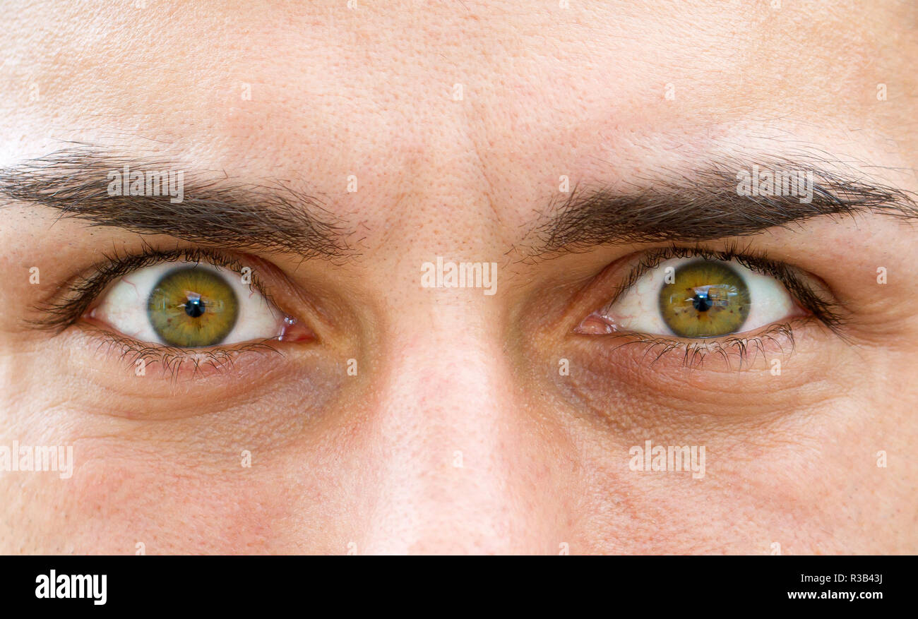 eyes of a man Stock Photo