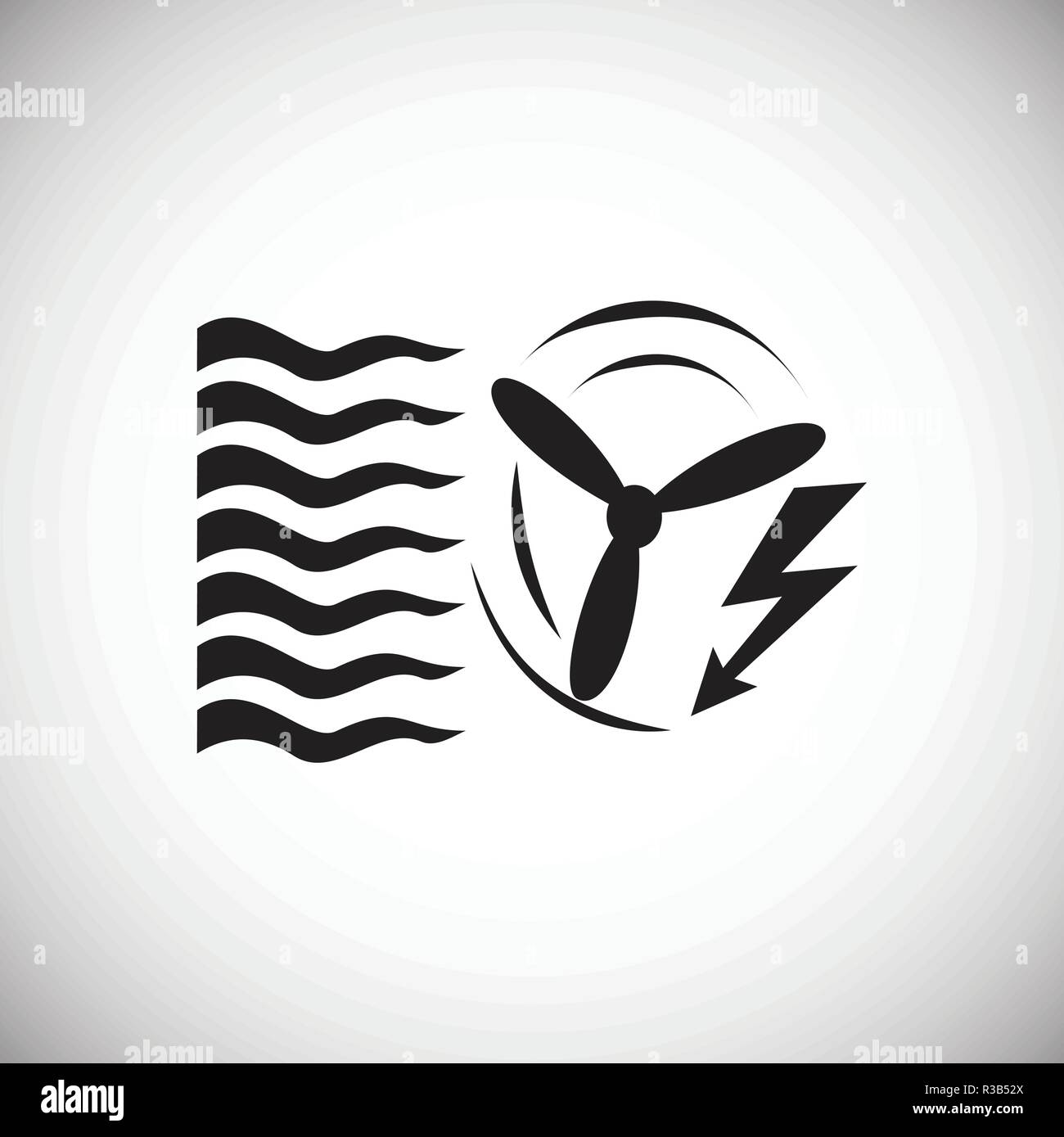 Wind mill energy on white background icon Stock Vector Image & Art - Alamy