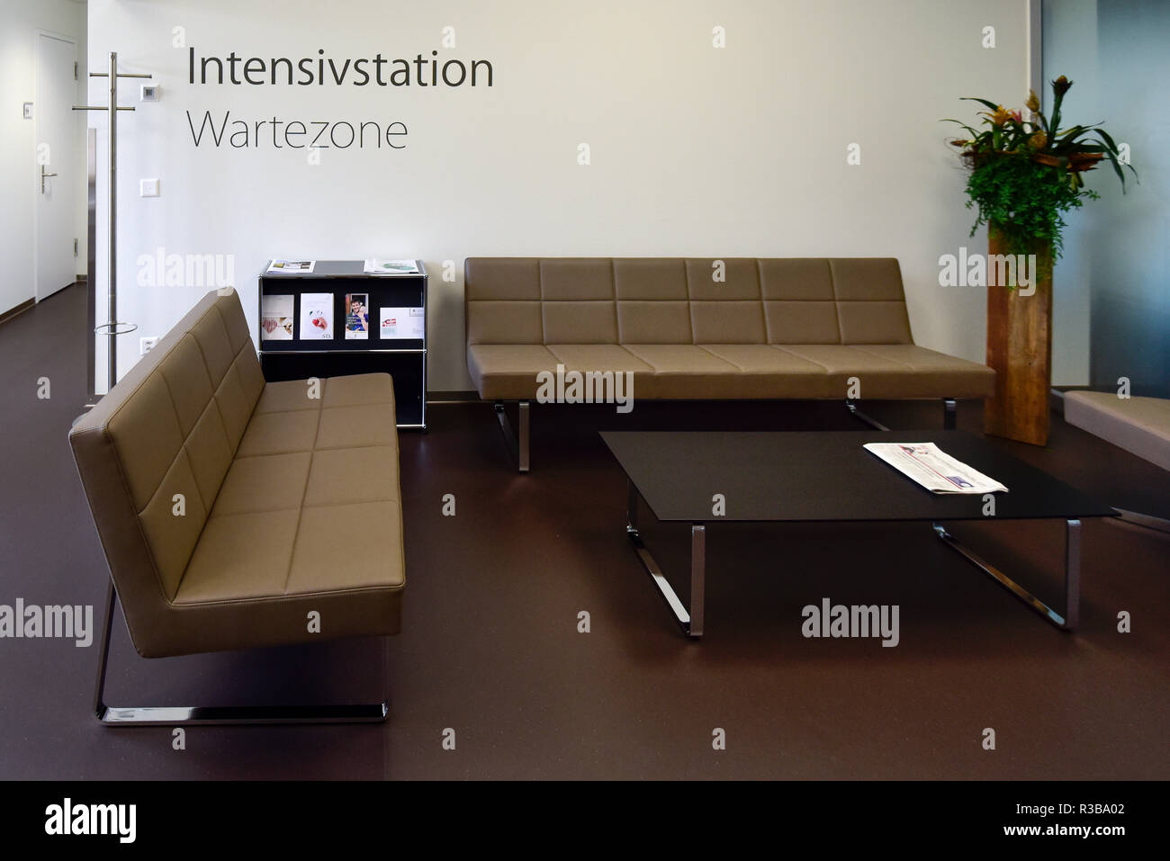 Waiting Room Intensive Care Unit, Switzerland Stock Photo