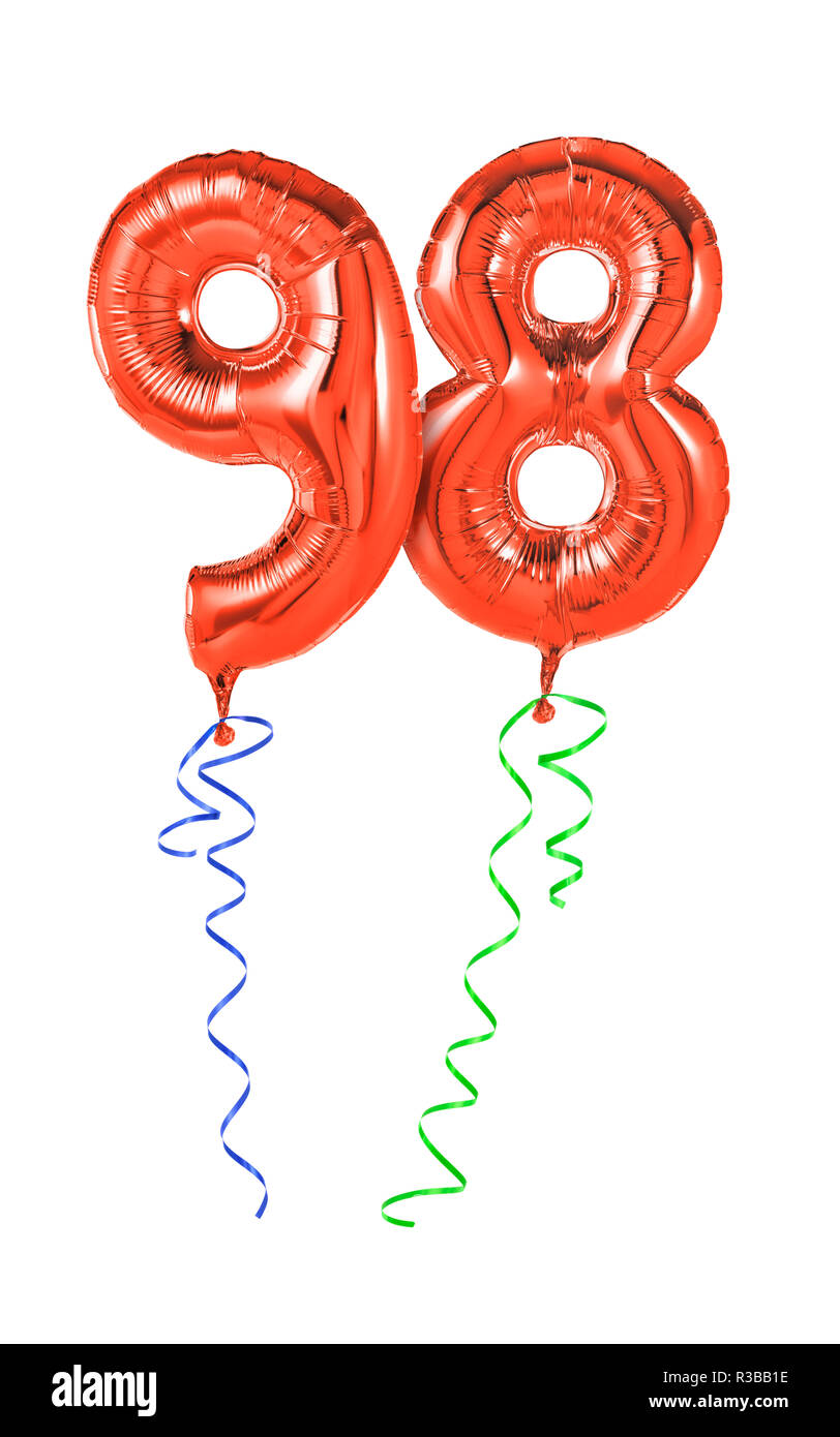 Red 98 number hi-res stock photography and images - Alamy