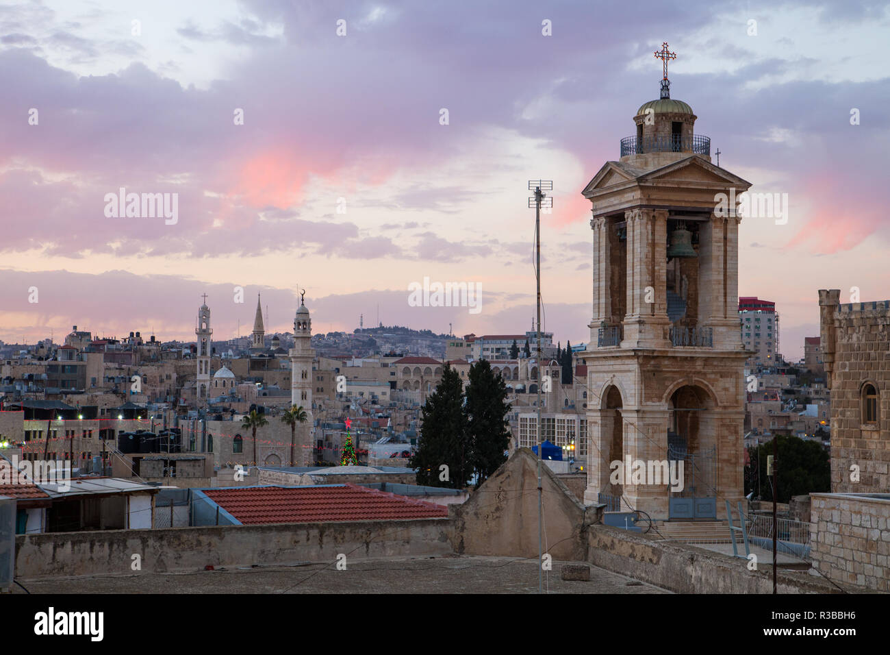 Bell tower bethlehem church nativity hi-res stock photography and ...