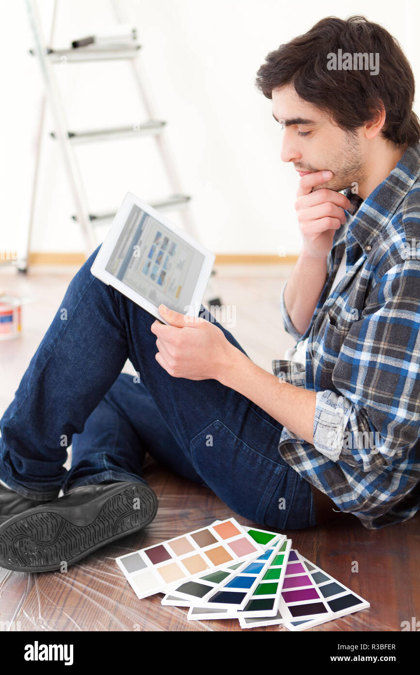 Wall Paint Color Test Samples High Resolution Stock Photography and ...