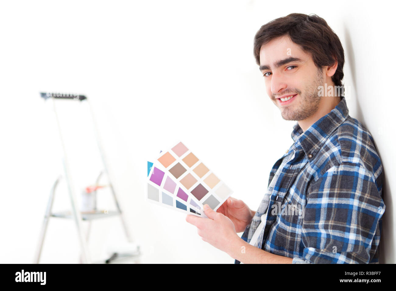 Wall Paint Color Test Samples High Resolution Stock Photography and ...