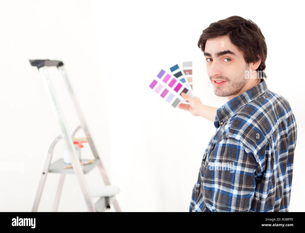 Wall Paint Color Test Samples High Resolution Stock Photography and ...