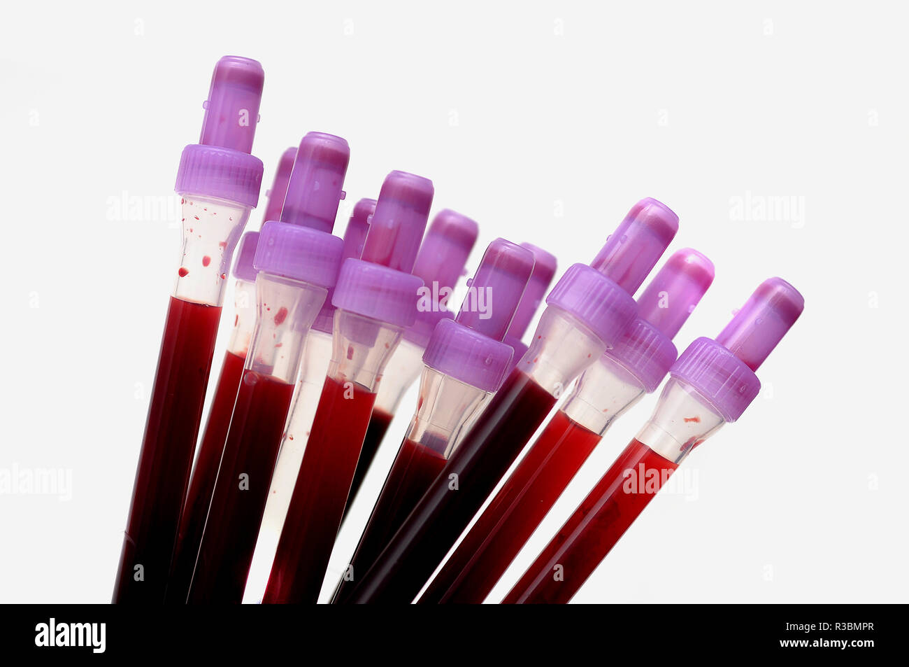 blood tube Stock Photo