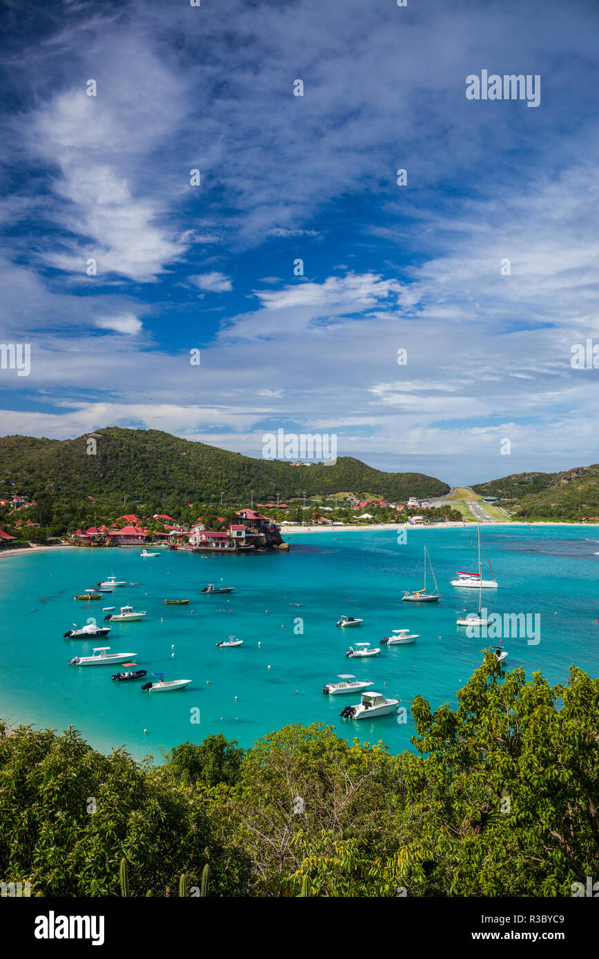 French West Indies, StBarthelemy. Baie de Saint Jean Stock Photo Alamy