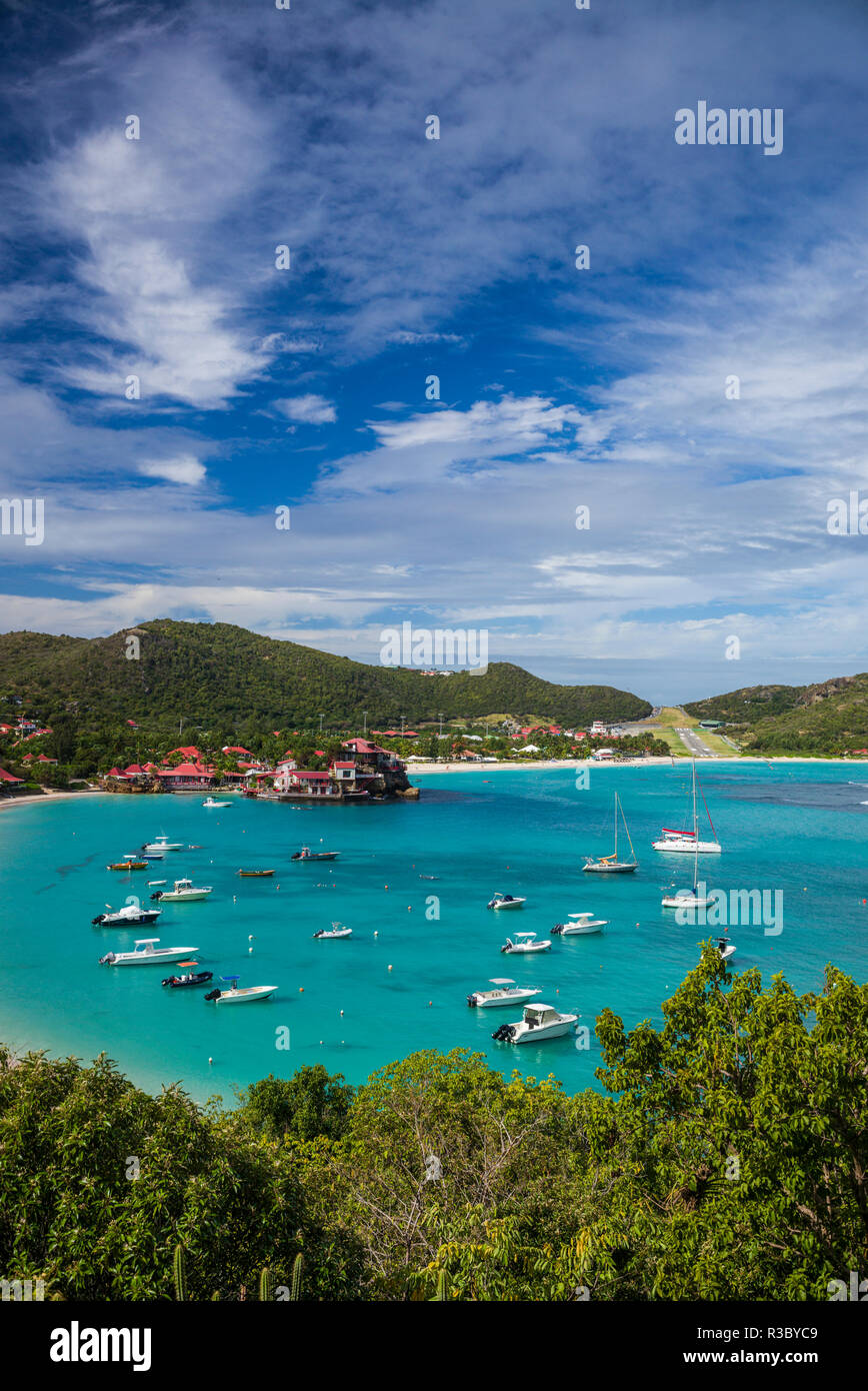 French West Indies, St-Barthelemy. Baie de Saint Jean Stock Photo - Alamy