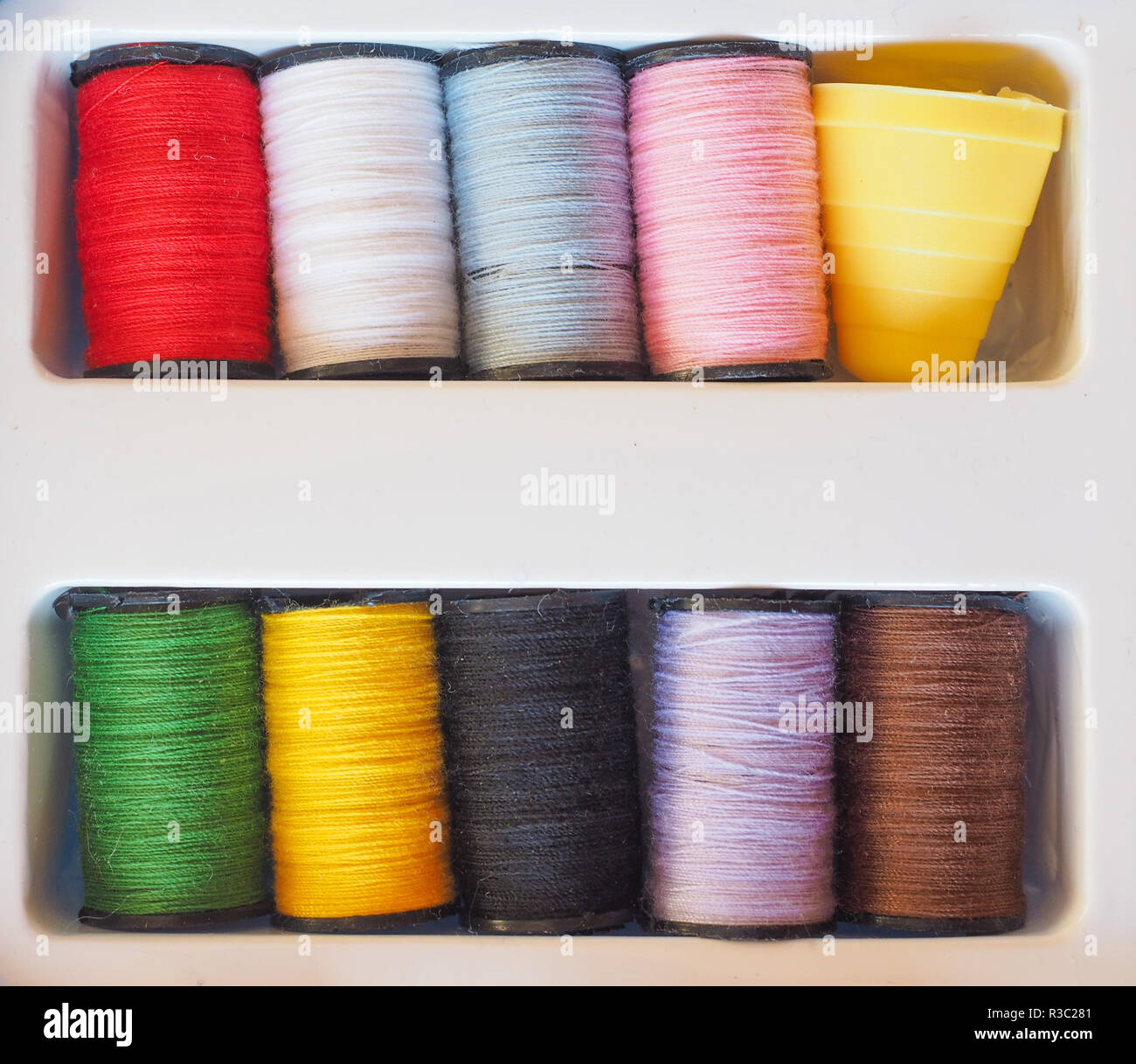 Sewing kit Stock Photo