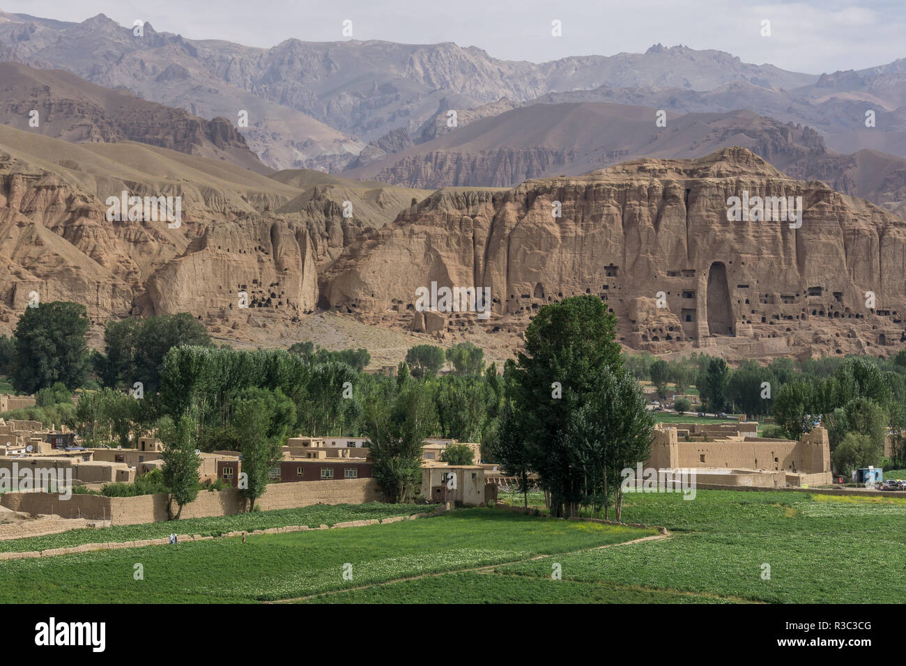 Bamiyan Valley, Afghanistan. Where giant buddha statues used to stand