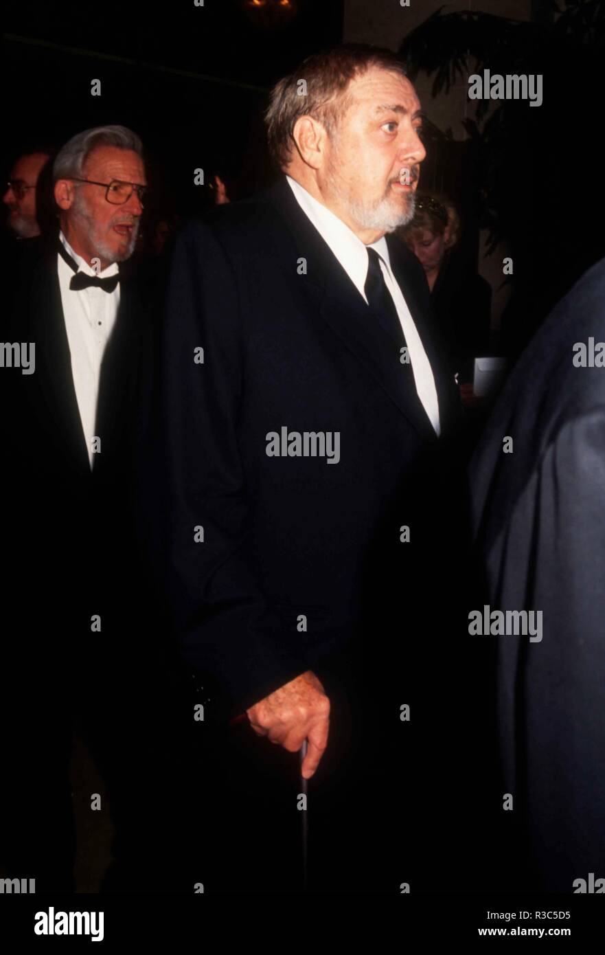 BEVERLY HILLS, CA - JANUARY 29: Actor Raymond Burr attends The Daily Variety Salutes Army Archerd on January 29, 1993 at the Beverly Hilton Hotel in Beverly Hills, California. Photo by Barry King/Alamy Stock Photo Stock Photo