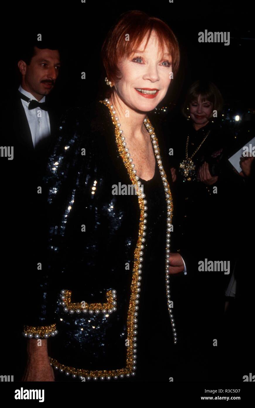 BEVERLY HILLS, CA - JANUARY 29: Actress Shirley MacLaine attends The Daily Variety Salutes Army Archerd on January 29, 1993 at the Beverly Hilton Hotel in Beverly Hills, California. Photo by Barry King/Alamy Stock Photo Stock Photo