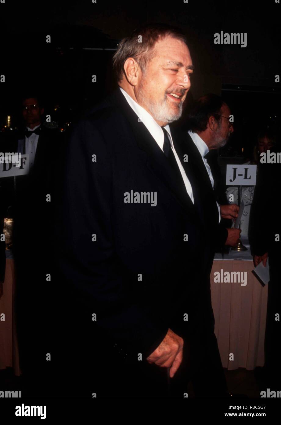 BEVERLY HILLS, CA - JANUARY 29: Actor Raymond Burr attends The Daily Variety Salutes Army Archerd on January 29, 1993 at the Beverly Hilton Hotel in Beverly Hills, California. Photo by Barry King/Alamy Stock Photo Stock Photo