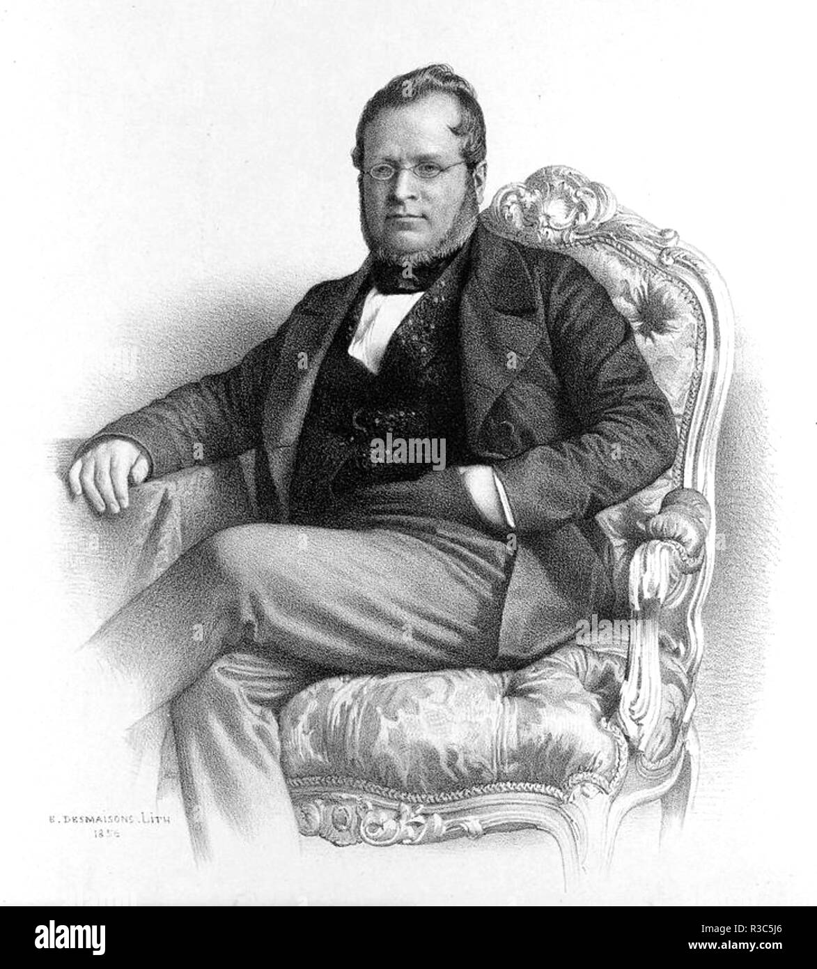 CAMILLO BENSO, Count of Cavour, (1810-1861) Italian statesman Stock Photo