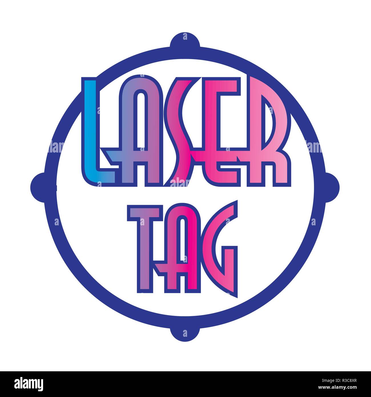 vector logo for laser tag and airsoft Stock Vector Image & Art Alamy