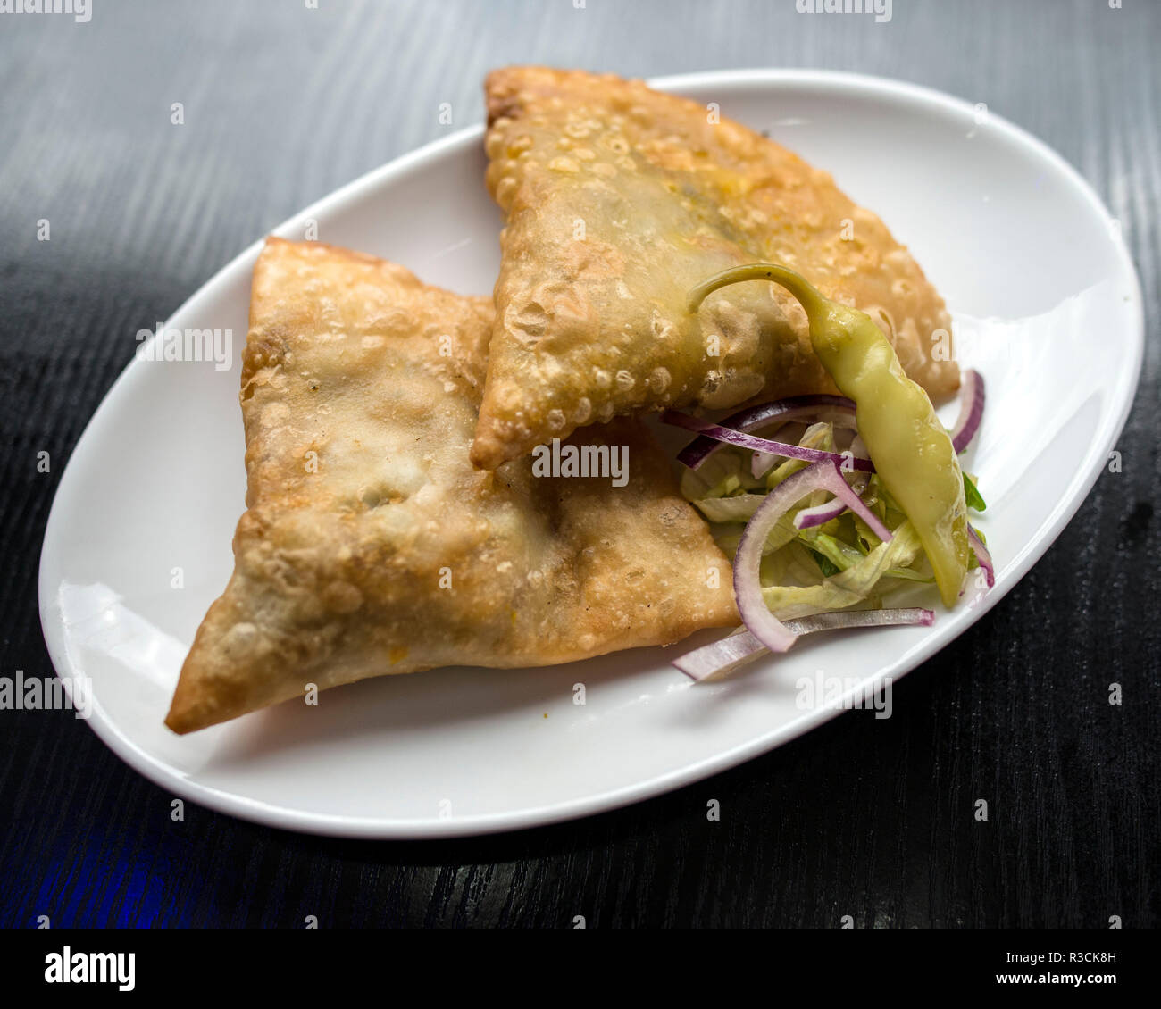 Indian Food, Curry and Kebabs Stock Photo