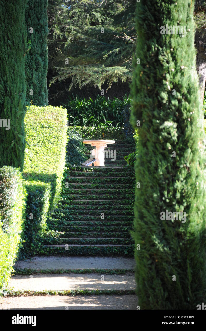 spanien,lloret de mar,costa brava,botanischer garten clotilde,bÃ¤ume
