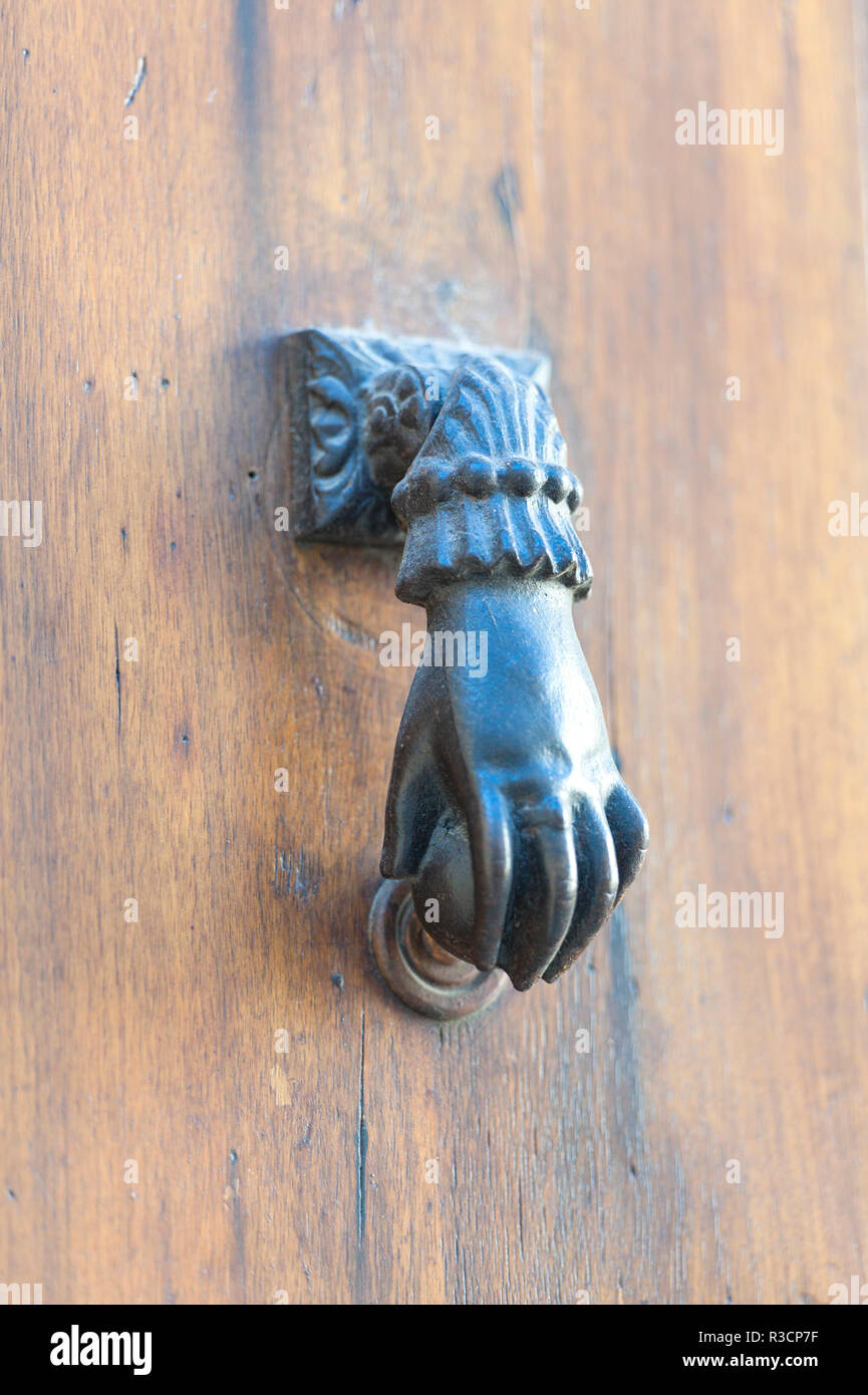 Door knocker, Avignon, Provence, France Stock Photo