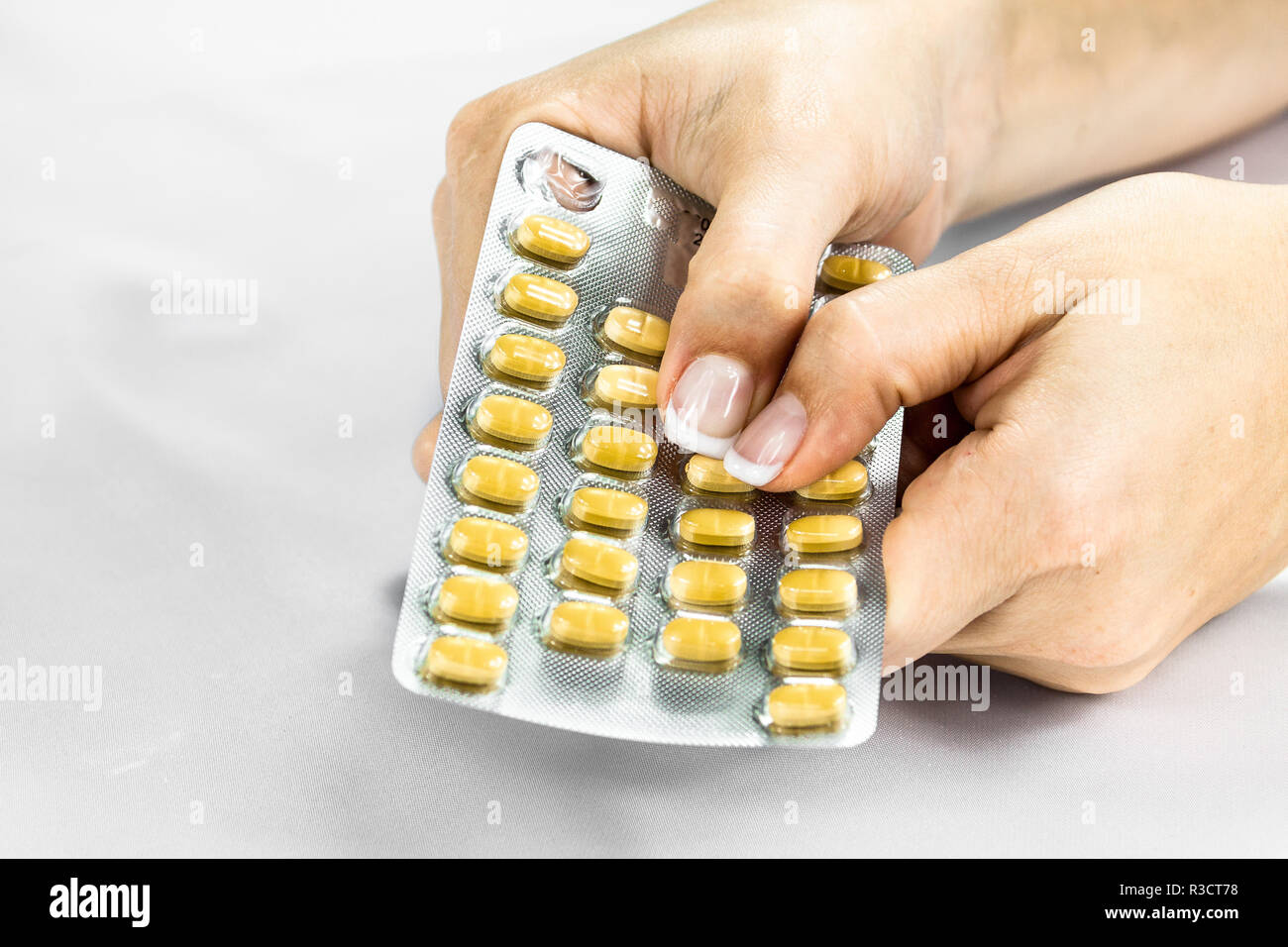 medicines in blister Stock Photo