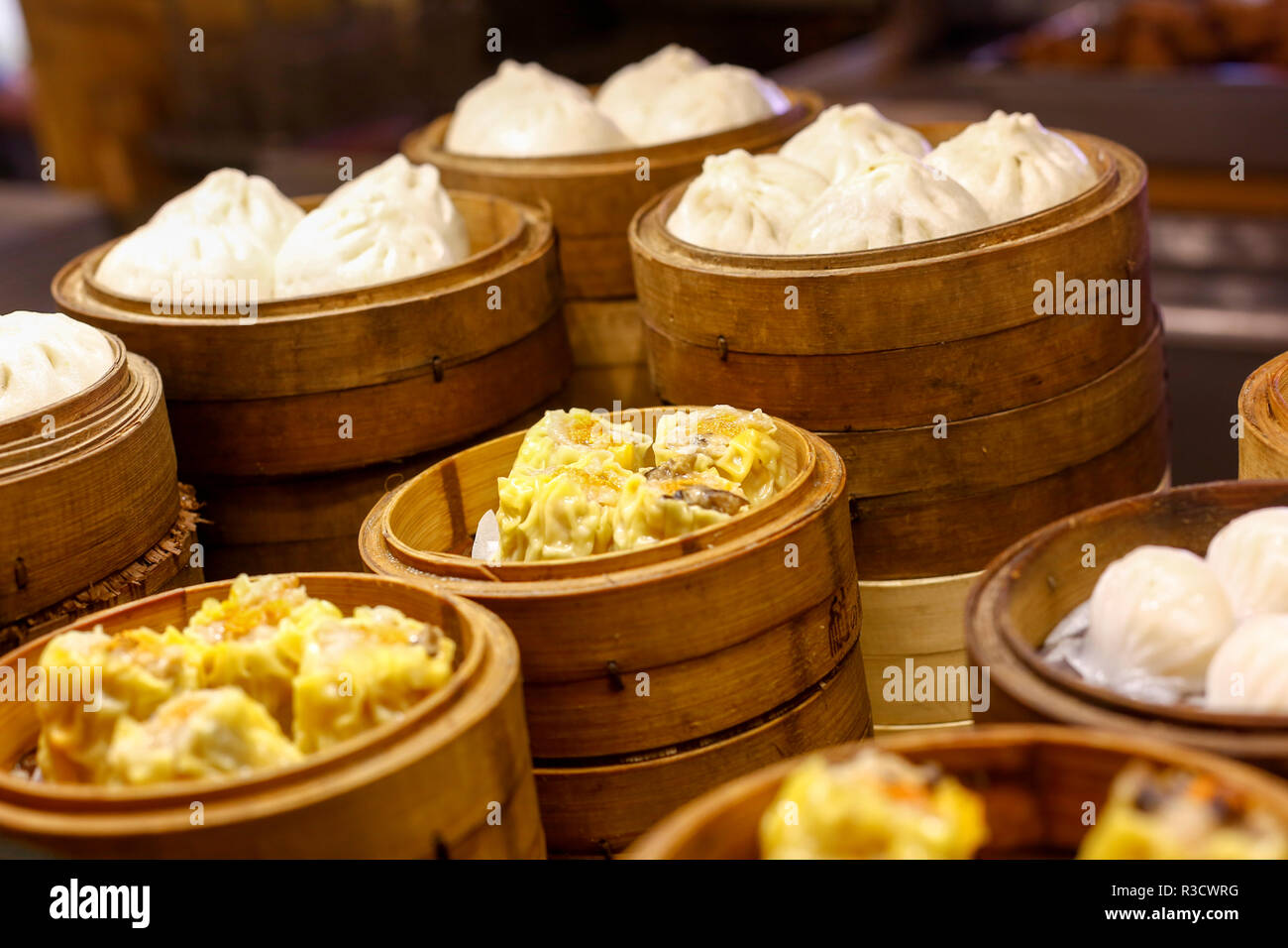 Flushing Queens Ny Chinatown Dim Sum Stock Photo Alamy