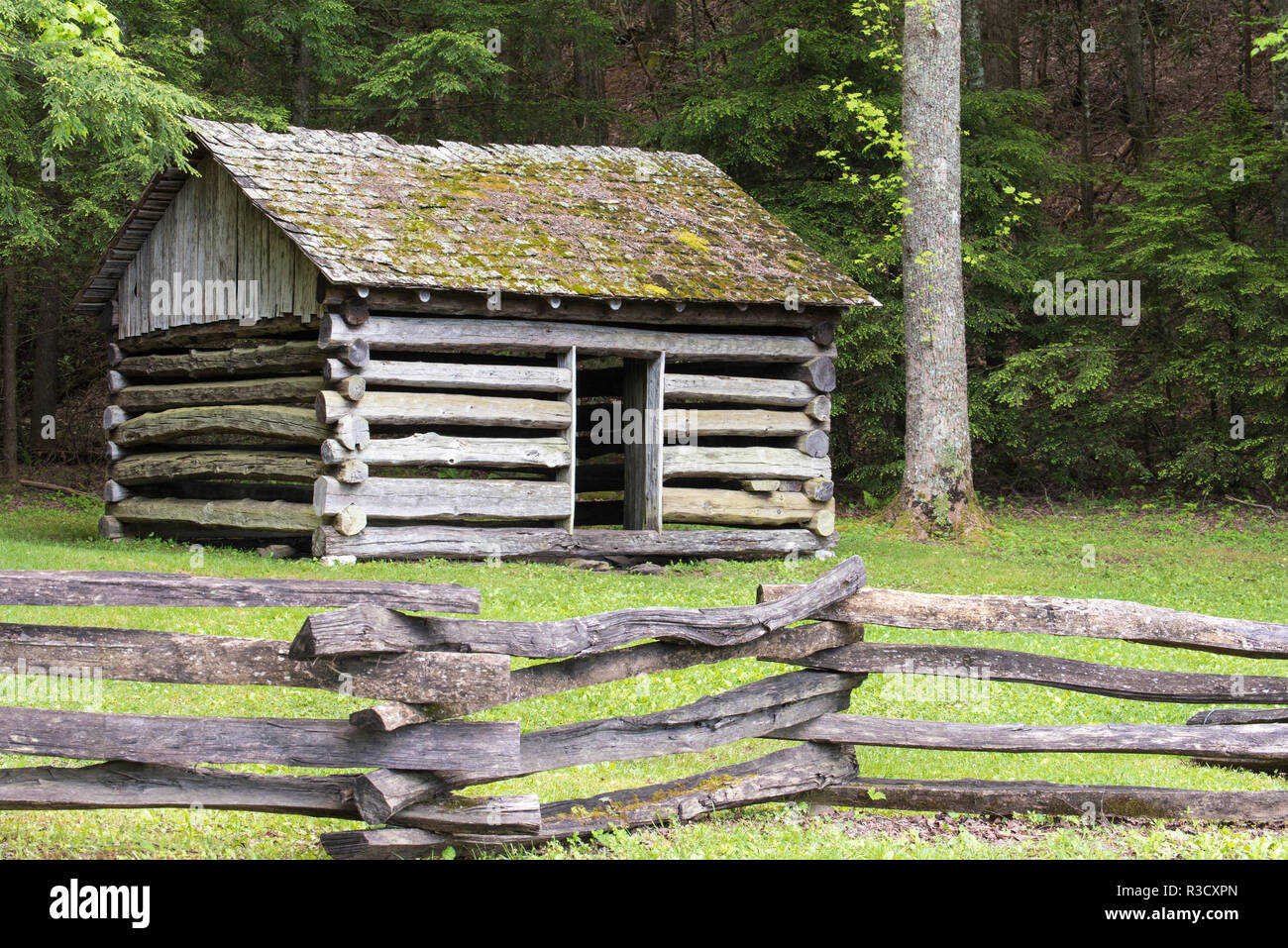 USA, Tennessee. Cades Cove, Great Smoky Mountain National Park Historic