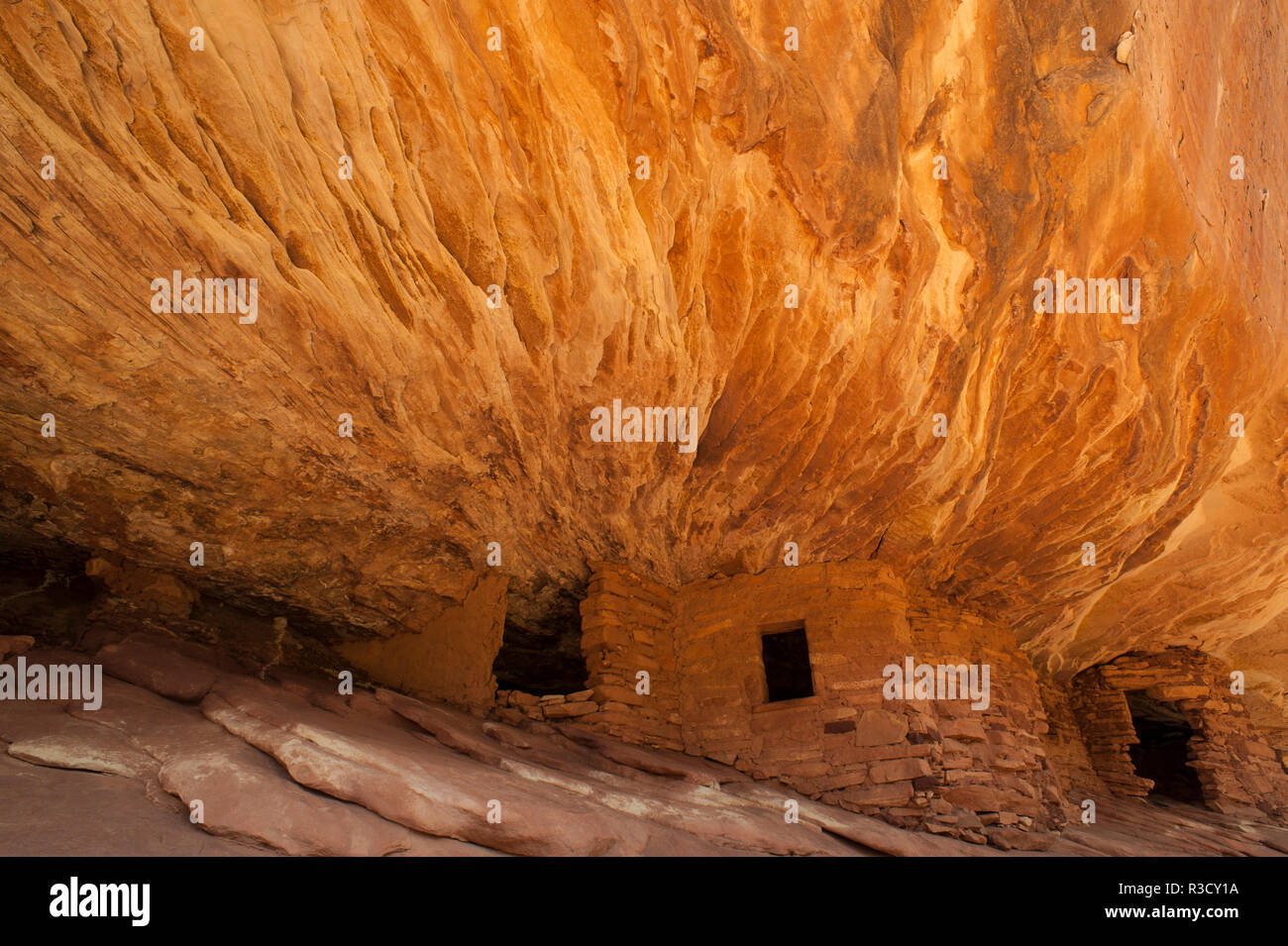 USA, Utah. House on Fire Ruin, Cedar Mesa, Bears Ears National Monument Stock Photo