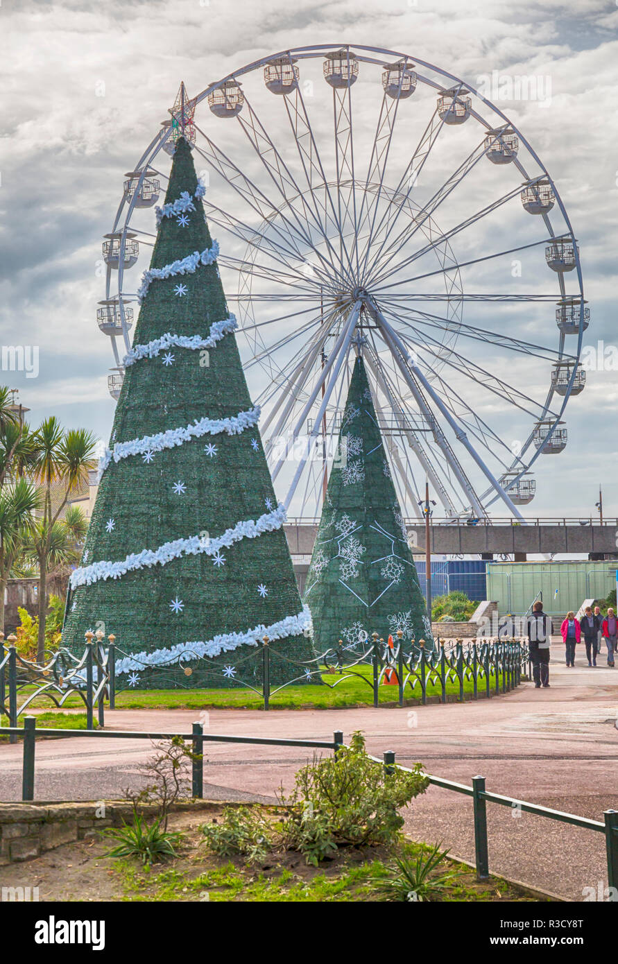 Christmas Trees in the Lower Gardens, as part of Bournemouth Christmas