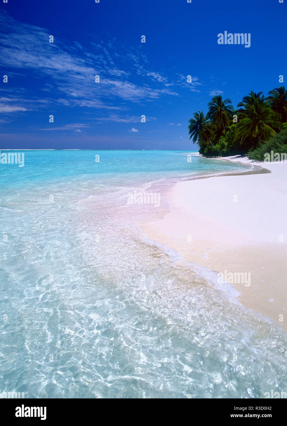 Caribbean Island Scenic, Roatan, Bay Islands, Honduras Stock Photo