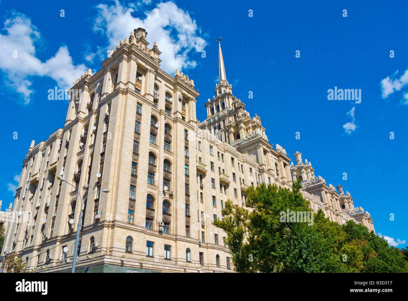 Hotel Ukraina, now Radisson Royal Hotel, Moscow, Russia Stock Photo