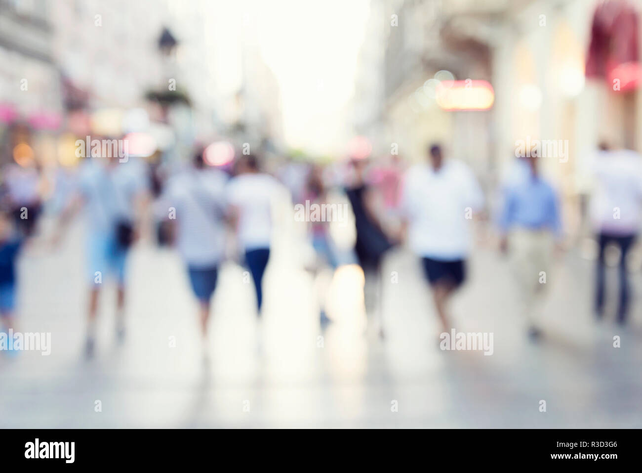 abstract blur people background Stock Photo