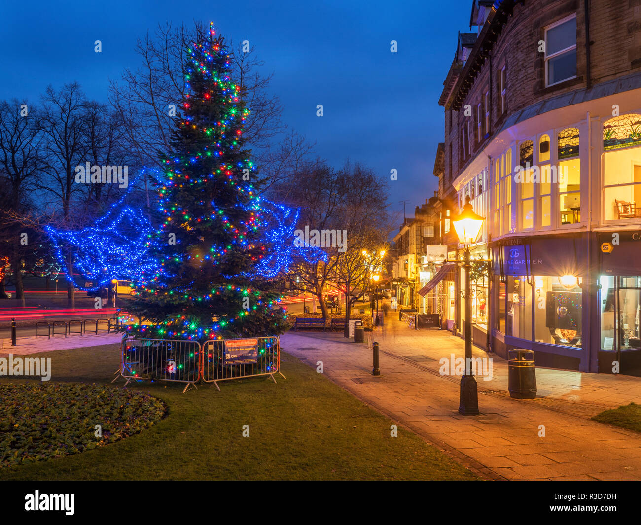 Christmas tree lights harrogate hires stock photography and images Alamy
