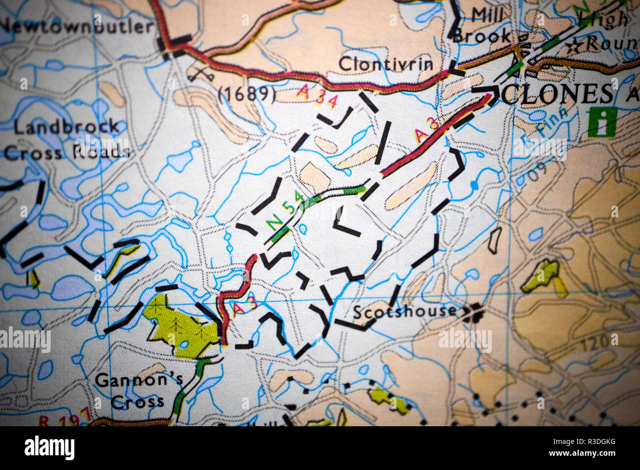 Street map Ireland Island