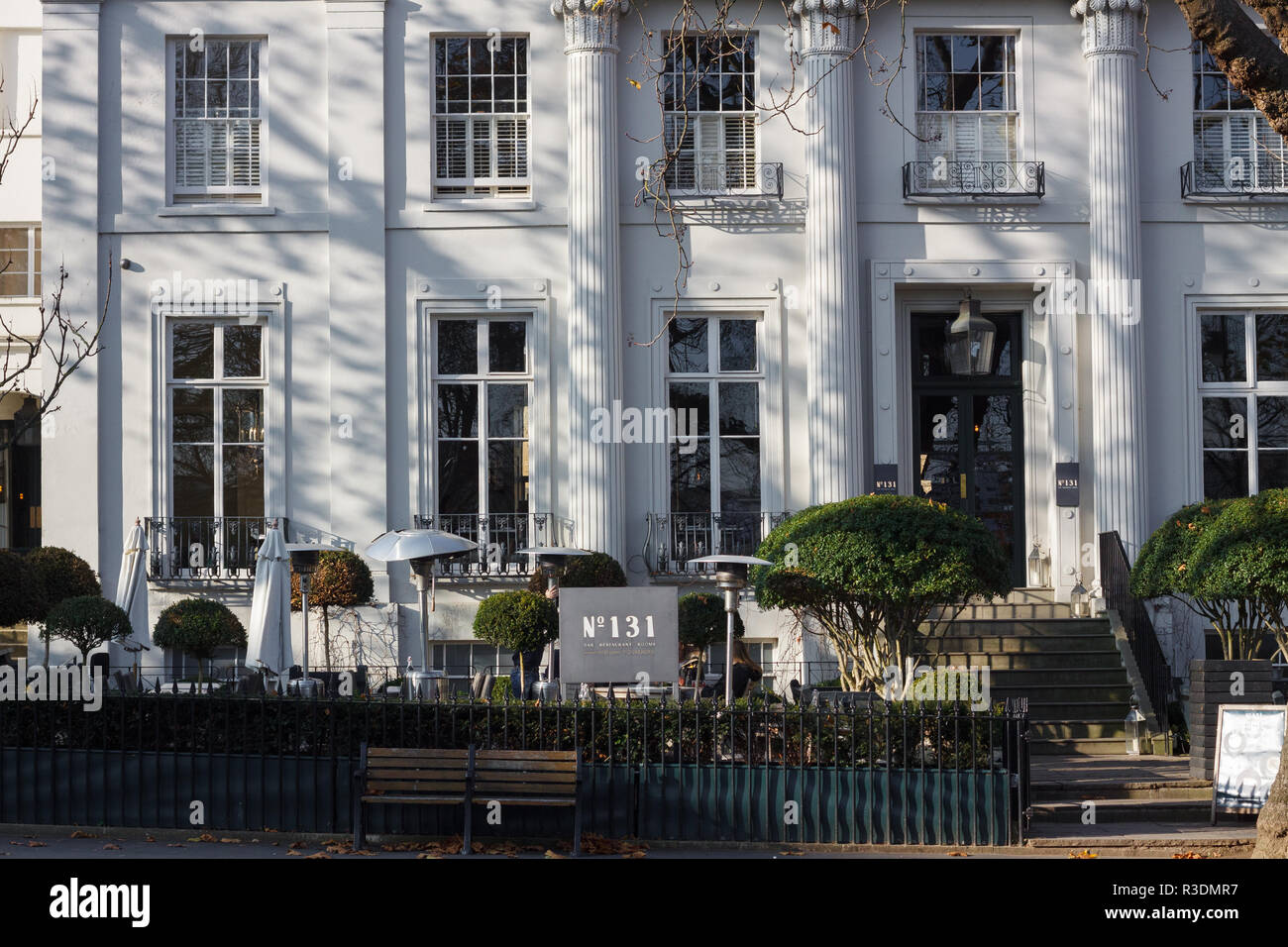 No. 131, Hotel and Restaurant, Cheltenam. Stock Photo