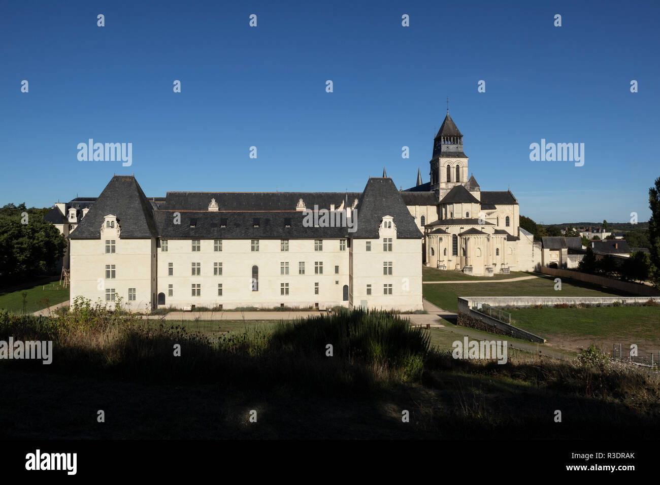 Abbaye de Fontevraud, Loire, France Stock Photo