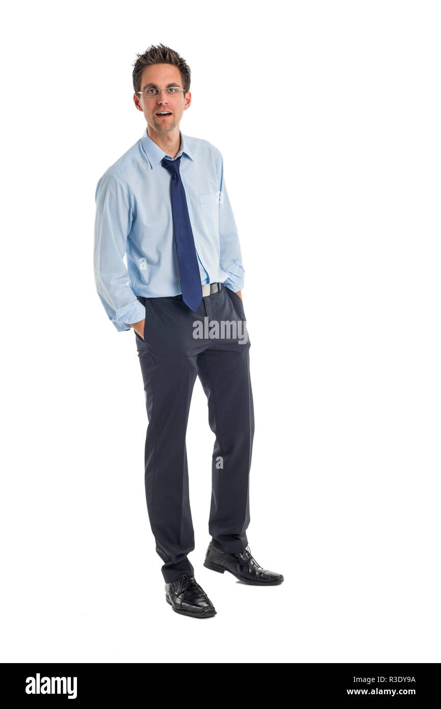 pensive businessman Stock Photo