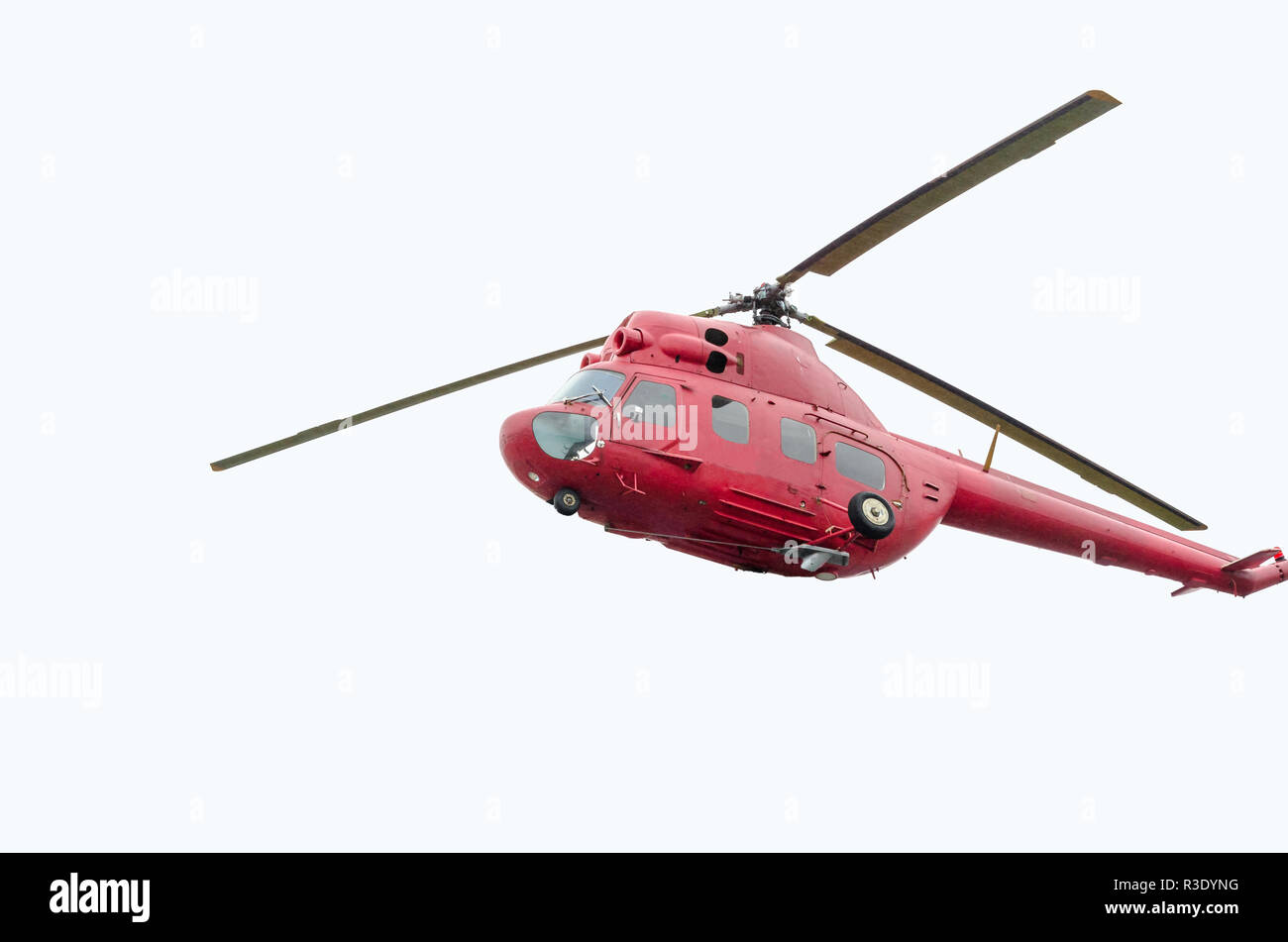 russian military helicopter Stock Photo