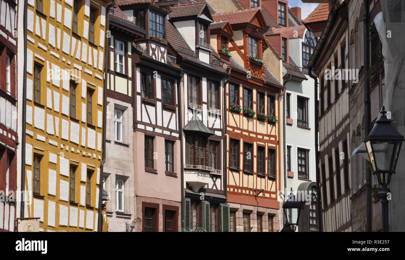 old town in nuremberg Stock Photo