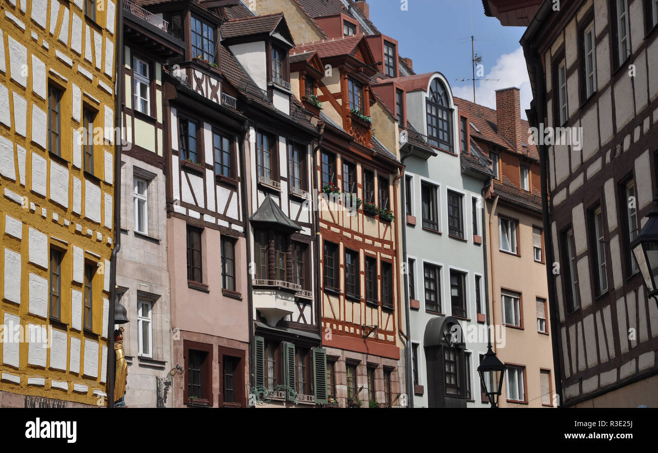 old town in nuremberg Stock Photo